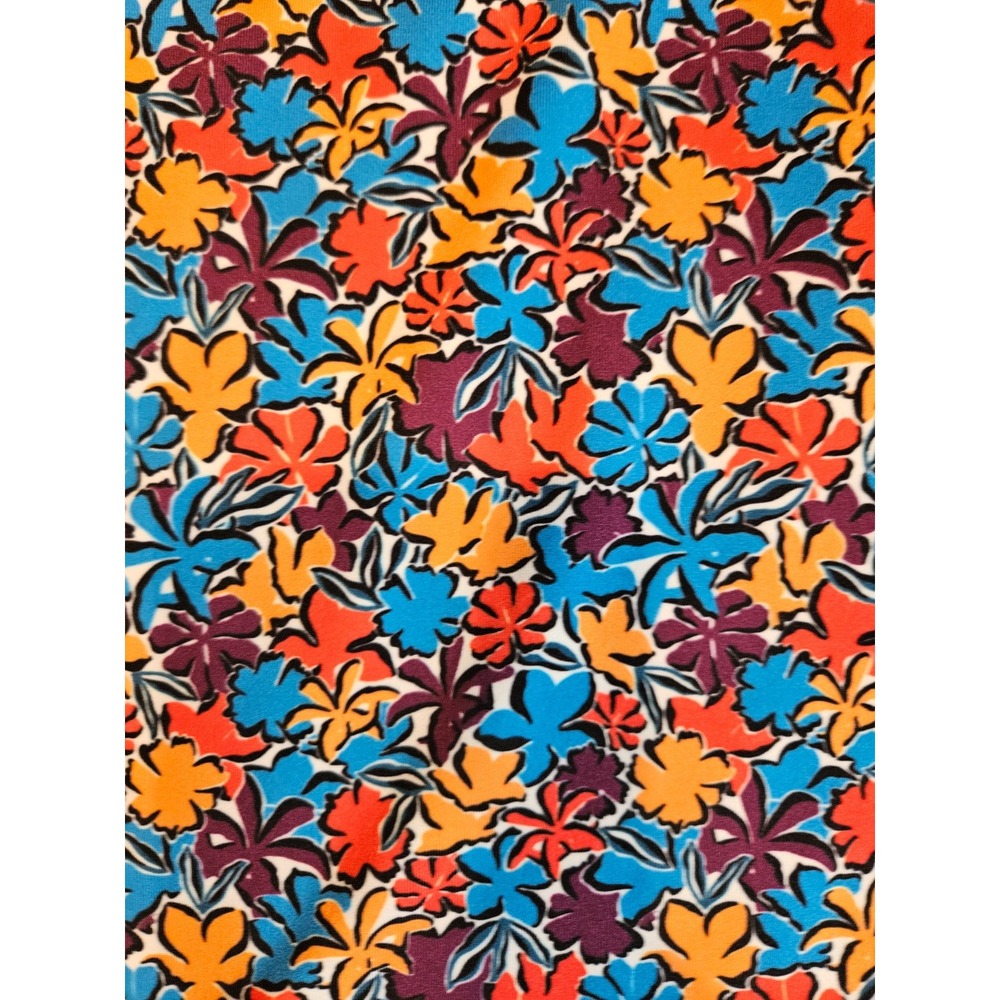 Good Good Golf Mens Small Floral Performance Polo Shirt Multicolor Short Sleeve - Picture 4 of 9